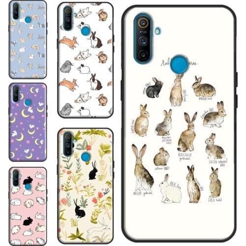 Rabbits Bunnies Case For OPPO Realme GT Neo Q3 6 7 8 Pro C3 C11 C15 C21 OnePlus 9 Pro 8 Pro 9R 7T 8T Cover