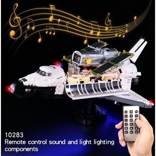 Remote Control LED Lighting Kit For 10283 Legend Space Shuttle Discovery (Only LED Light, No Block Kit)