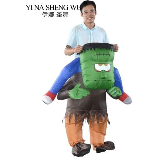 Inflatable Costumes Ride On Science People Gink Halloween Purim Costume Blow Up For Adult Men Women Cosplay Carnival Party Gift