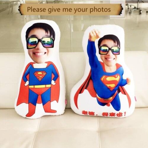 New Hot Photo customization Cartoon lovers Plush Toys Dolls Stuffed Animal Pillow Sofa Car Decorative Creative Birthday Gift
