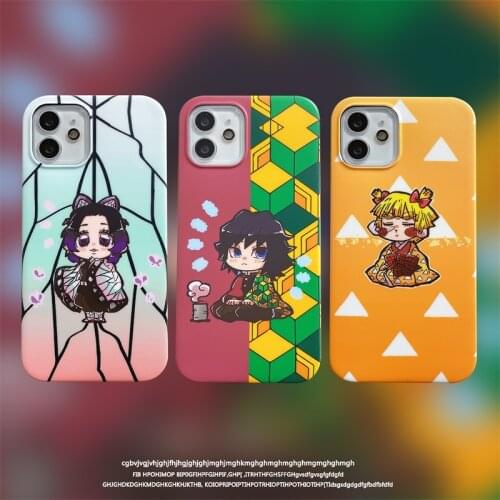 Cute Anime Demon Slayer Ultra-thin Silicone Phone Case For IPhone 12 11 Pro XS Max XR X 8 7Plus SE2 Luxury Shell Soft Back Cover