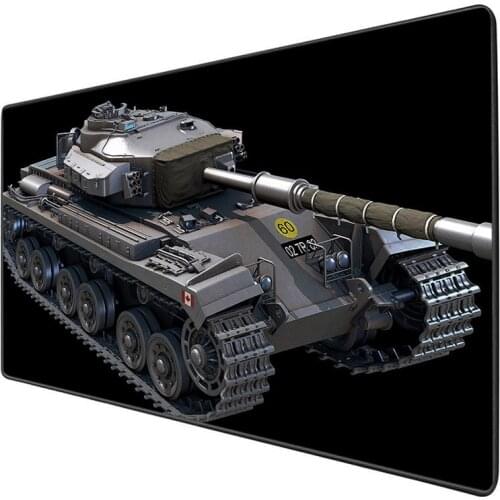 XGZ Tank HD printing large game mousepad computer large size xl 2xl rubber table mat notebook keyboard pad non-slip lock edge