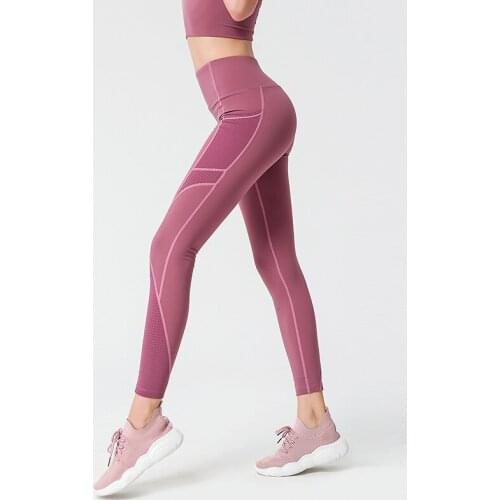 ATHVOTAR Fitness Seamless Leggings Suits Women Gym Quick Drying LegginsMesh breathable Sporty Female Sets