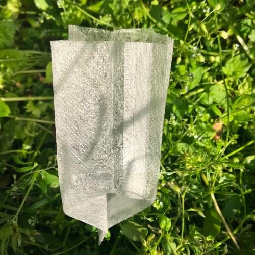 1000 pcs plant-fiber Nursery Pots Seedling-raising bags Garden Supplies Can degrade Environmental protection size 10x12 cm