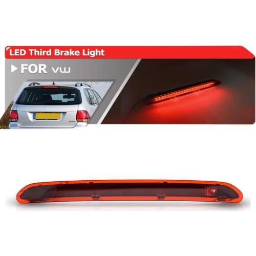 1x For VW Golf MK5 MK6 Hatch Plus Variant Cabriot Passat B6 B7 Variant Tiguan I Led Additional High-Mount Third 3rd Brake Light