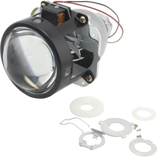 2.5 Inch Retrofit Car Motorcycle Headlight Bi xenon HID Projector Lens RHD LHD Halo Hella Install d2s d2h Bulb 2 PCS