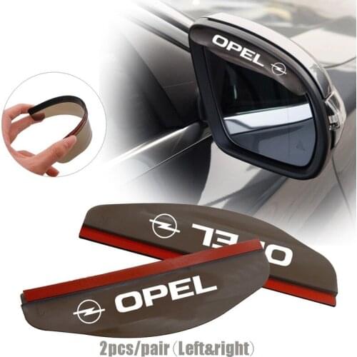 2Pcs PVC Car Rearview Mirror Rain Shade Accessories For Opel Insignia Corsa D Astra H J G K Vectra C Zafira B Vivaro Mokka E F