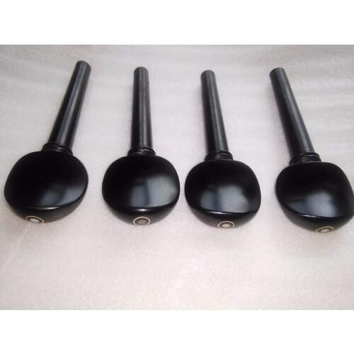 4 PCs Cello Pegs 4/4 Ebony Cello pegs cello parts