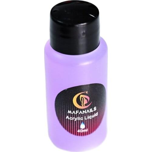 40ml*1pcs Acrylic Liquid No Color No Smell High qulitity Adhesive Slip nail extension LIQUID Gel used with Acrylic powder GY&&17