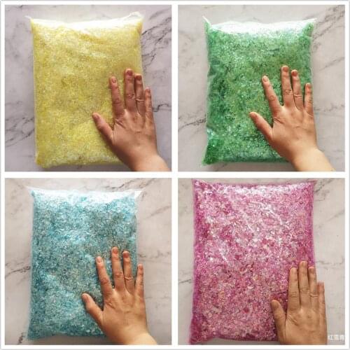500g Irregular Shell Paper Sequin DIY Nail Flakies Colorful Paillette Glitter Nail Art Sequins for 3D Nail Art Decoration