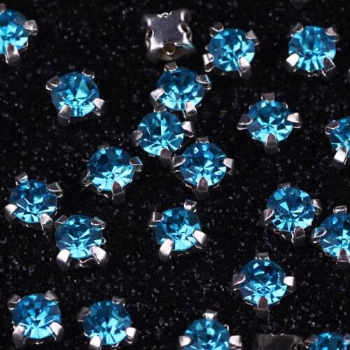 Shiny Clear Crystals Rhinestones For Dresses Sewing Rhinestones Glass Decorations Shoes And Dancing Decoration DIY Wedding Dress