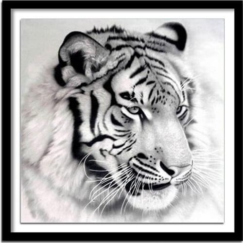 Diamant painting diamond painting full square Diamond embroidery animals Tiger diamond round daimond painting 487DD 5d