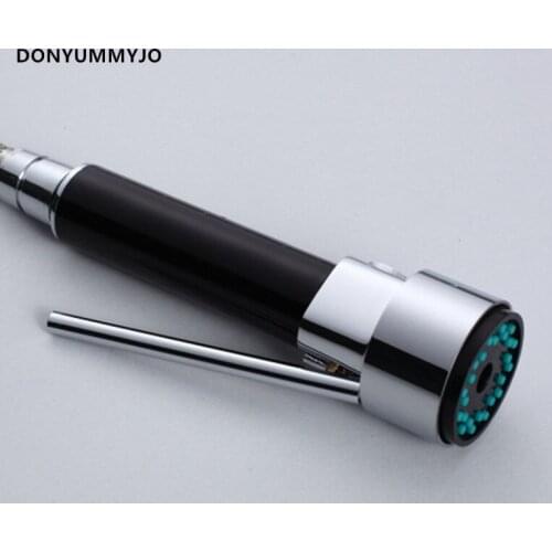 DONYUMMYJO Contemporary ABS Plastic Chrome Finish Kitchen Faucet Pull Out Spray Nozzle Spout Head