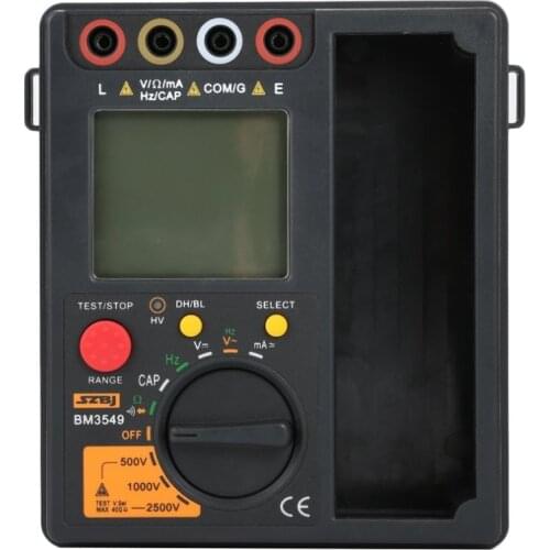 SZBJ BM3549 2 in 1 Digital Multimeter + Insulation Resistance Meter Test Backlight Megohmmeter Megger Voltmeter Ohm Tester