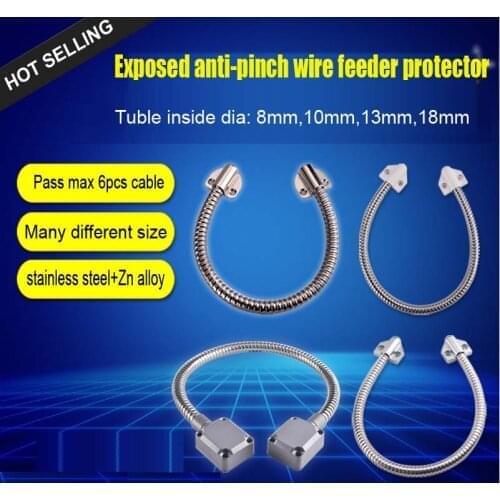 New Arrival Access control over the line protector door with anti - clip line tube metal exposed stainless steel conduit
