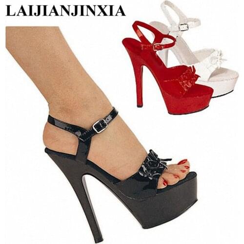 New Sexy 17 CM High-Heeled Sandals Nightclub Dance Shoes Pole Dancing Shoes Model High Heels Womens Shoes