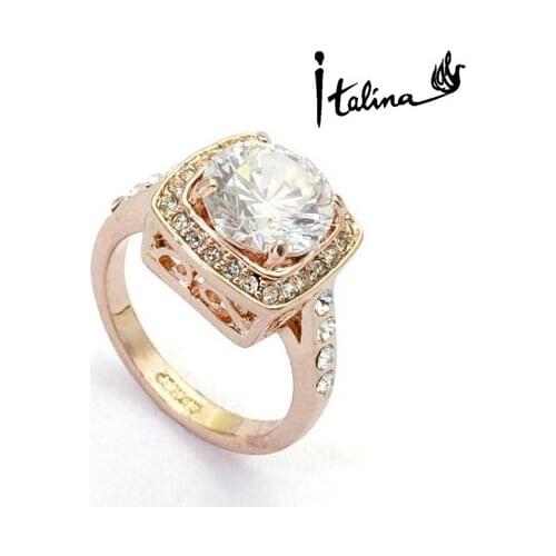 New Sale Brand TracysWing Genuine Austria Crystal Copper gold Color Rings for Women #RG95621