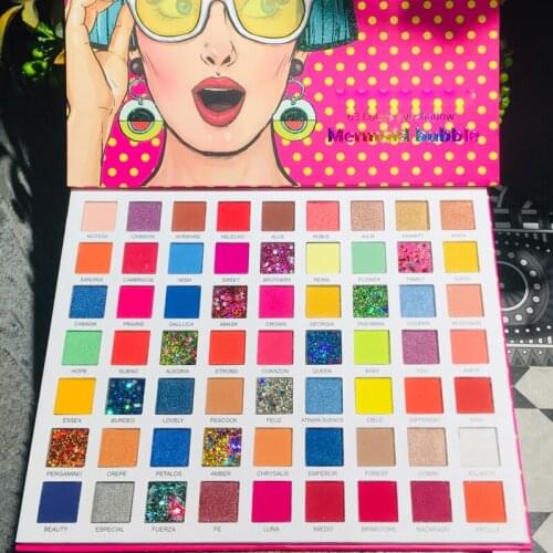 63 Colors Makeup Colorful Eye Shadow Palette Shimmer Matter Glitter Stage Show Diamond Eyeshadow Long-lasting