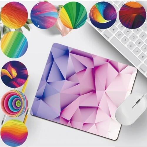 Portable Small Home Office Computer Mouse Mat Watercolor Pattern Series Smooth Gaming Mousepad Best Gaming Accessories Mouse Pad