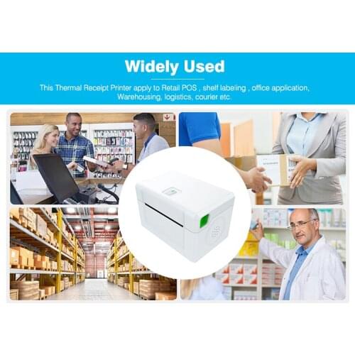 Label Barcode Printer 3Inch Label USB Thermal Printer Paper Printing Shipping Express Lable Printer HCC-L36
