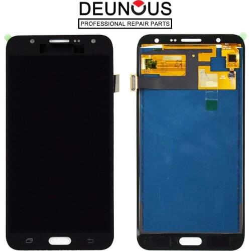 Tested Brightness Control Display For Samsung Galaxy J7 2015 J700 J700F J700H Screen Touch Digitizer Assembly LCD Replacement