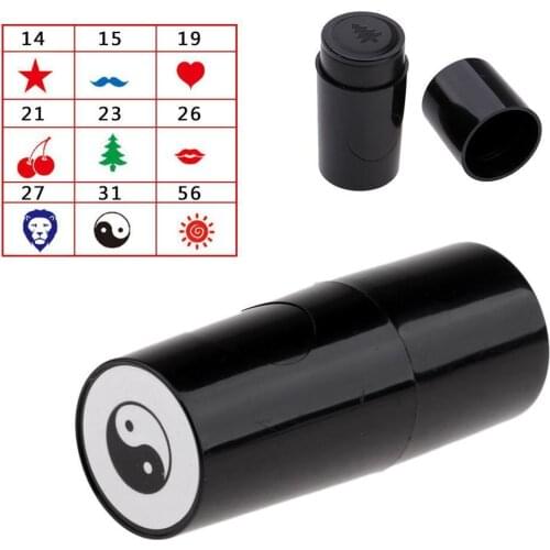 Golf Rubber Ball Seal Ball Stamper Fast Dry Plastic Print Ball Golf Seal For Marker Colorfast Stamp Impression Quick-dry Se R3J4