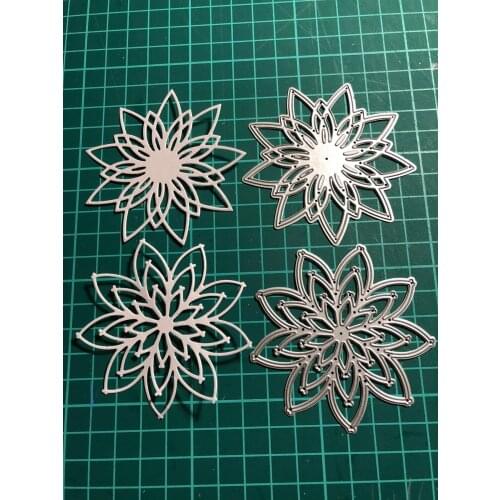 Flowers Cutting Dies New stamps and dies for card making Stencils For DIY Scrapbook paper craft knife mould blade punch dies