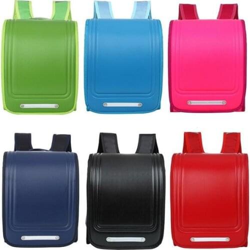 1 piece bag capcacity candy box hard box PU leather Solid vintage Schoolbag backpack mochilas travel bag