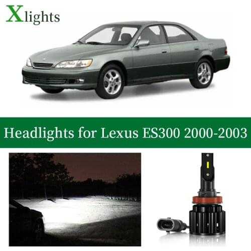 Xlights Led Headlight Bulb For Lexus ES300 2000 2001 2002 2003 Low High Beam Canbus Car Headlamp Lamp Light Accessories 12V 24V