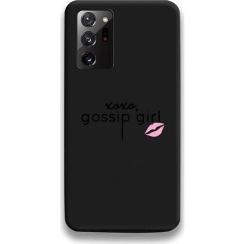 Gossip Girl Phone Case For Samsung Galaxy Note20 ultra 7 8 9 10 Plus lite M51 M21 M31 J8 2018 Prime