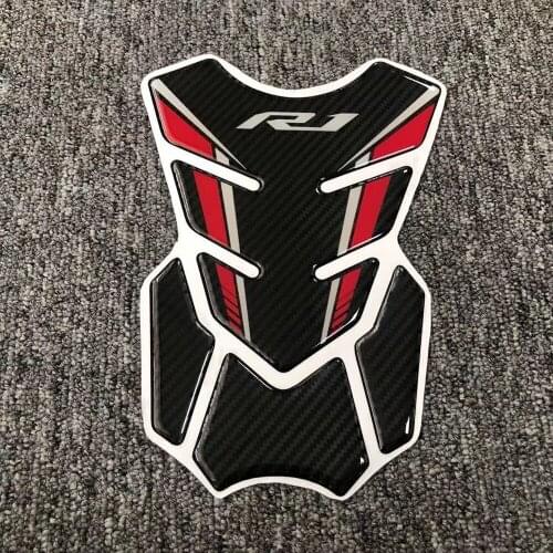 For Yamaha YZF-R1 R1 R1M Street Bike 3D Carbon-look Motorcycle Tank Pad Protector Sticker