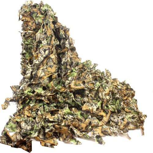 1.5*7.5M Camouflage Netting for Tactical Hunting Barrier Photography Decoration Camo Net Camping Tent Building Shelters 3D Flush