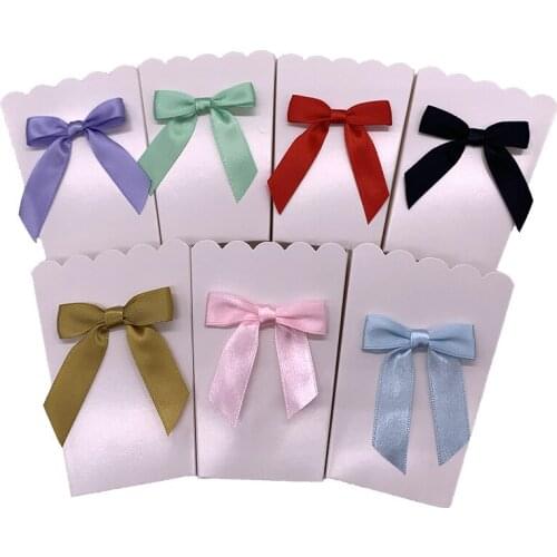 12pcs/bag Bow Popcorn Boxes Candy Boxes Birthday Party Baking Table Supplies Baby Shower Wedding Party Favors Supplies