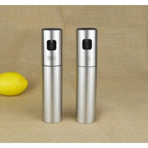 2pcs/set thick barbecue oil vinegar injector Kitchen leakproof tank atomizer spray vinegar oil bottle