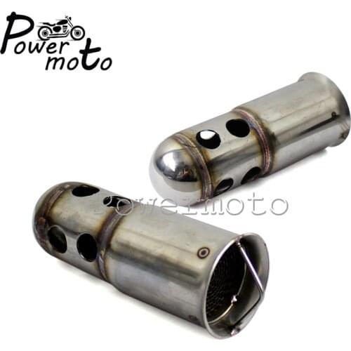 51mm Universal Motorcycle Muffler Removable Silencer Exhaust Baffle Muffler DB Killer Noise Eliminator Insert For Cafe Racer