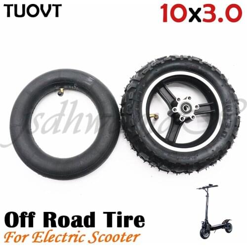 80/65-6 Tire with hub/rim for Electric Scooter 10 Inch 10x3.0/2.50 Inner Outer Tube Universal Upgrade Off Road Tyre zero 10x