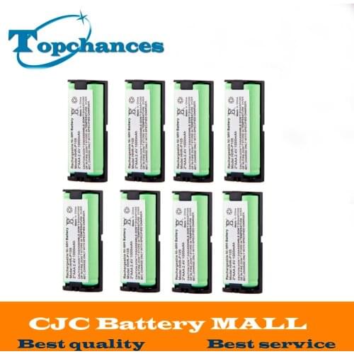 8x 2.4V 1000mAh Home Phone Battery for Panasonic HHR-P105 HHR-P105A KX242 KX2420