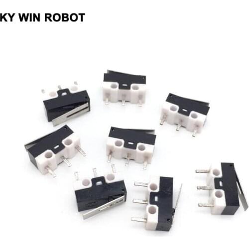 Free shipping 10pcs mouse touch switch Micro Limit Switch 1A/125VAC For Makerbot MK7/ MK8 3Pins