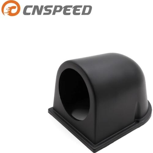 Free Shipping CNSPEED 52mm Black Single Gauge Holder Pod Gauge Cap Cup Dash Pod Mount Holder Plastic Houder Auto Car Meter