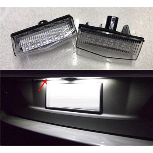 For ALPHARD VELLFIRE 30 License Plate Decorative Light LED
