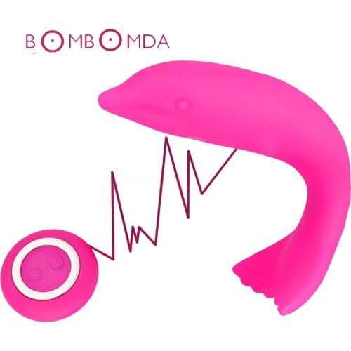 Dolphin C Type Vibrator G Spot Dildo Vibrator Double Adult Toys For Couples Remote Control Clit Stimulator Sex Toys For Women