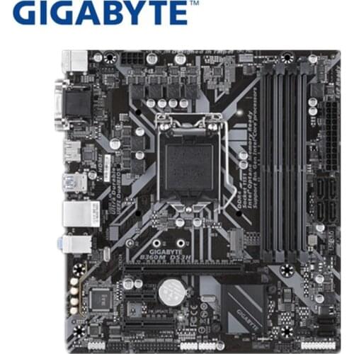 For Gigabyte GA B360M DS3H NEW original Desktop B360 Motherboard Socket LGA1151 DDR4 USB3.0 SATA3 M.2 NVME