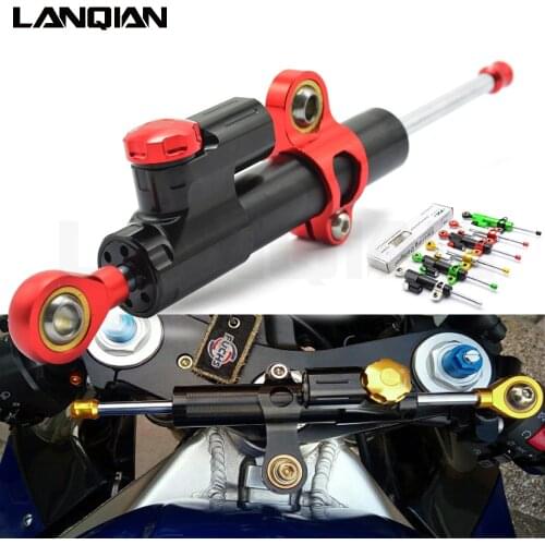 For Kawasaki ZX1400/ZX14R/ZZR1400 Z1000 Z1000SX/NINJA 1000 CNC Motorcycle Damper Steering Stabilizer Moto Linear Safety Control