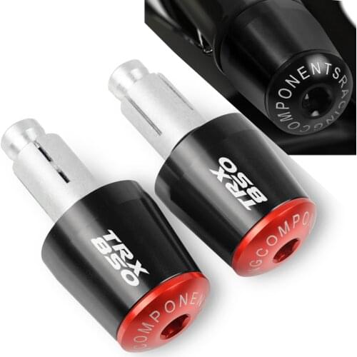 For Yamaha TRX850 1996-1999 1997 1998 7/8" 22MM CNC Aluminum Motorbike BAR END CAP Handle Bar Cap End Plugs Laser Logo (TRX 850)
