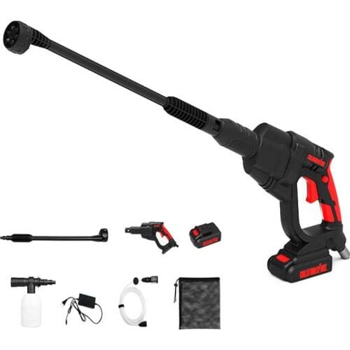 Electric Washing Gun Portable High Pressure Wireless Rechargable Mufti-Functional Foam Gun