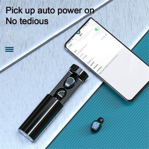 F9C TWS Wireless Headphones Bluetooth 5.0 Earphone HIFI Mini In-ear Sports Running Headset Support iOS/Android Phones HD Call