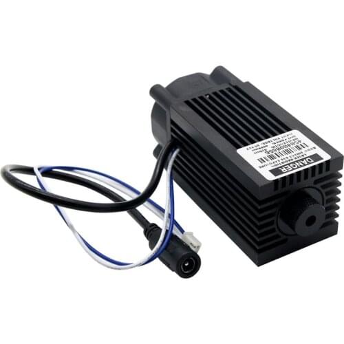 445nm/450nm 4000mW/4W Focusable Blue Laser Module DIY CNC Engraving