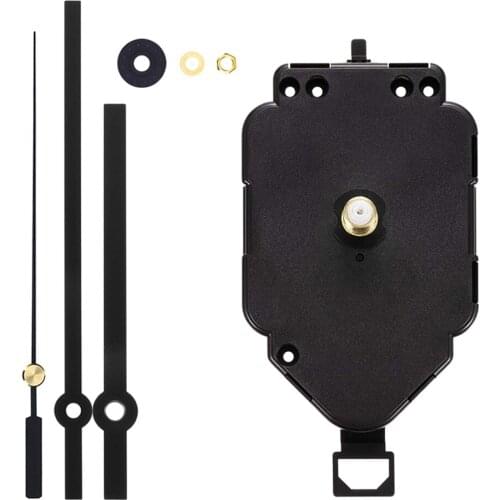 HR9865+903 Quartz Clock Movement with Hands Black Mechanism Motor Repair Set