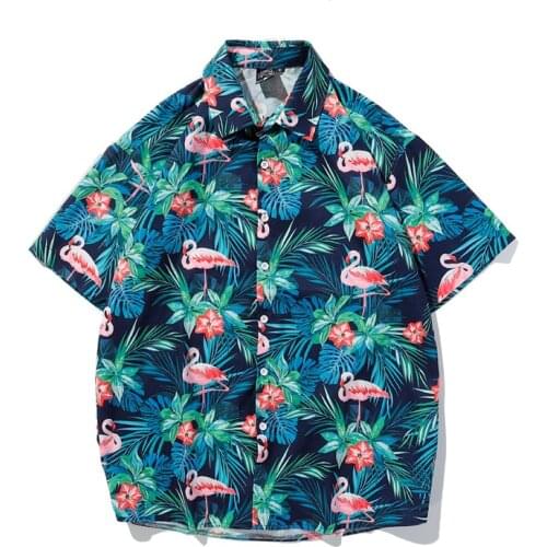 Kpop Summer Hawaiian Shirt Men Luxury Brand Short Sleeve Stylish Beach Button Up Shirts For Women Graphic Camisa Hawaiana Hombre