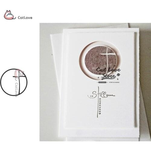 Cross Circle Wreath Metal Cutting Dies Stencil For DIY Scrapbooking Paper Card Decorative Craft Dies Embossing Die Cuts New 2019